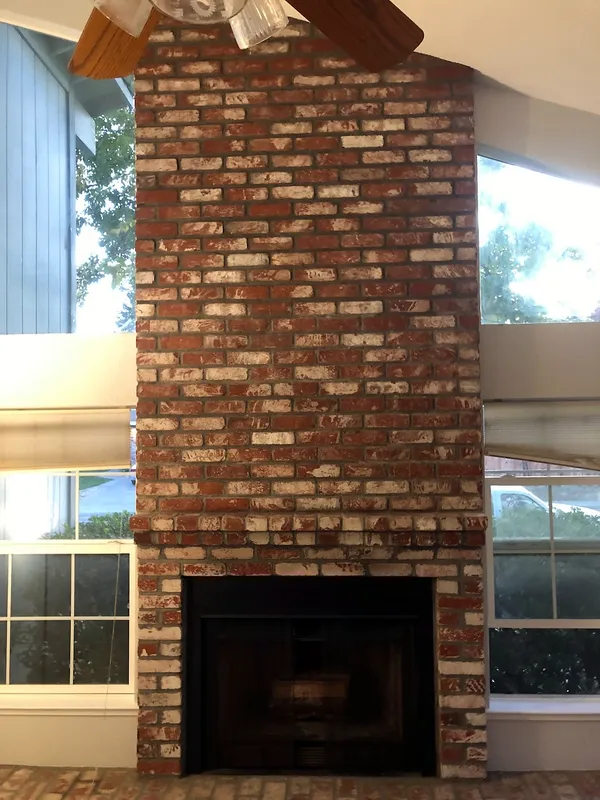 Brick chimney by Nick Lambdin Masonry